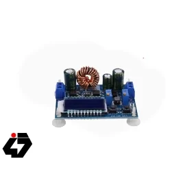 ماژول مبدل DC-DC کاهنده و افزاینده HW-140 دارای نمایشگر با امکان کنترل جریان و ولتاژ خروجی