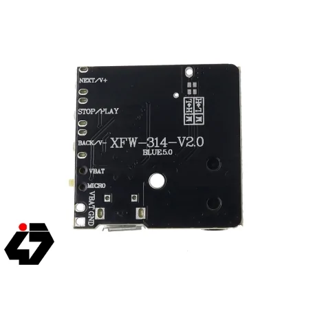 ماژول بلوتوث صوتی VHM-314-V2 دارای خروجی AUX و کلیدهای کنترلی
