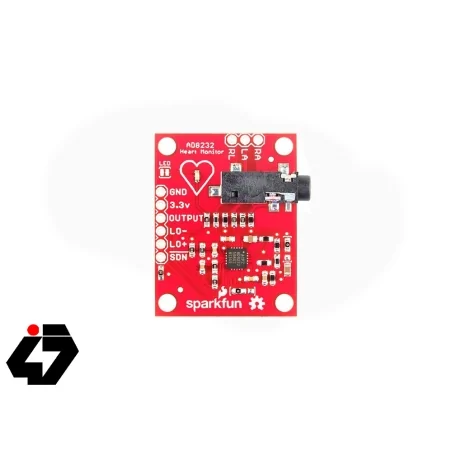 ماژول سنسور الکتروکاردیوگرافی - ضربان قلب AD8232 به همراه پراب