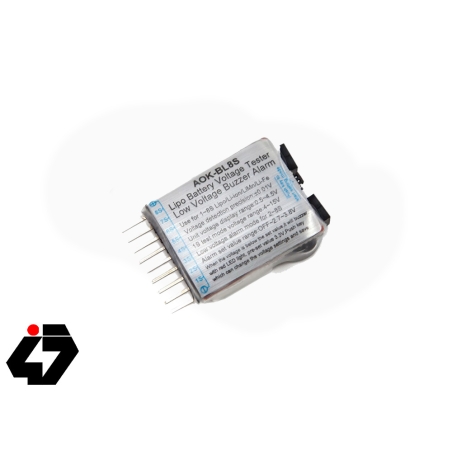 نمایشگر ولتاژ باتری مجهز به آلارم هشدار