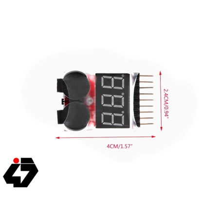 قیمت نمایشگر و مانیتورینگ ولتاژ باتری مجهز به آلارم هشدار