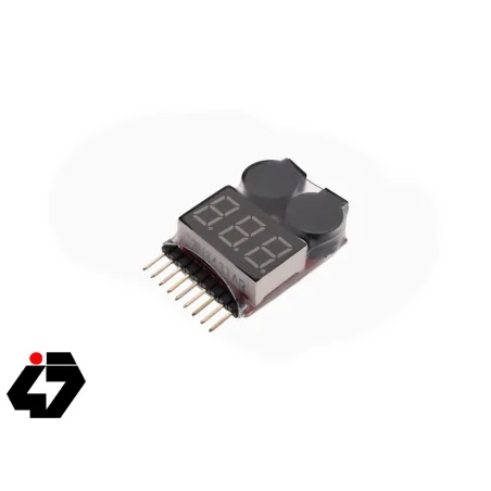 نمایشگر و مانیتورینگ ولتاژ باتری مجهز به آلارم هشدار