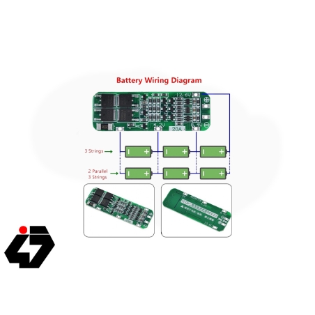 ماژول محافظ شارژ باتری لیتیومی20A