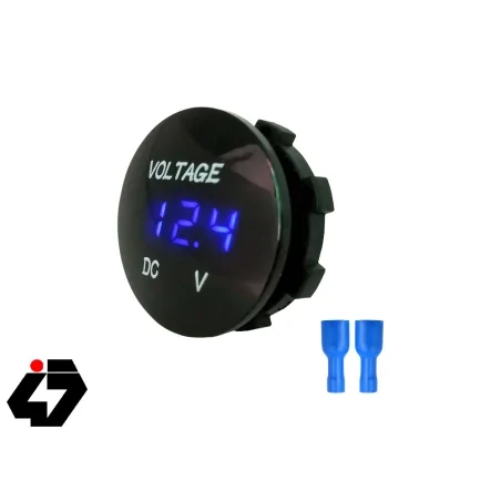 ولتمتر روپنلی DC آبی گرد