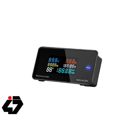 پاورمتر تک فاز 20A با نمایشگر رنگی مدل KWS-AC300