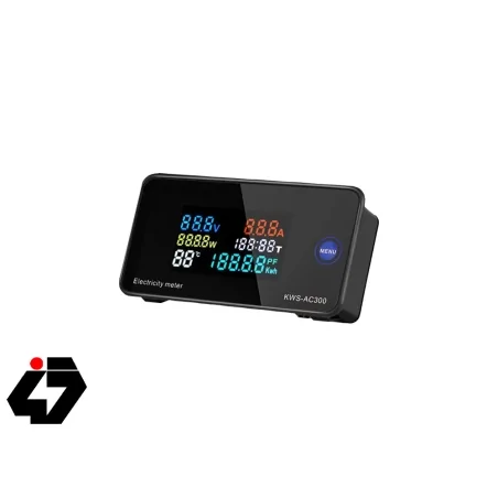 پاورمتر تک فاز 20A با نمایشگر رنگی مدل KWS-AC300