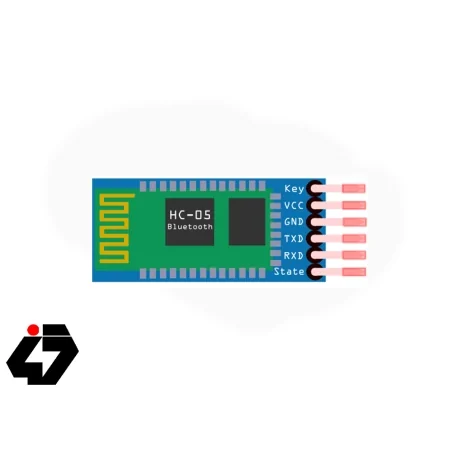 ماژول بلوتوث HC-05 همراه با برد کمکی