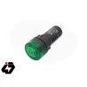 چراغ سیگنال بازردار AC220V سبز گرد مدل AD16-22SM