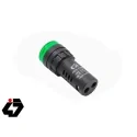 چراغ سیگنال بازردار AC220V سبز گرد مدل AD16-22SM