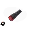 چراغ سیگنال بازردار AC220V قرمز گرد مدل AD16-16SM
