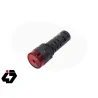 چراغ سیگنال بازردار AC220V قرمز گرد مدل AD16-16SM