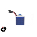 ولتمتر، آمپرمتر و فرکانس متر چراغ سیگنالی AC500V-100A-70Hz آبی مربعی مدل AD16-22VAHZS