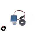 ولتمتر، آمپرمتر و فرکانس متر چراغ سیگنالی AC500V-100A-70Hz آبی مربعی مدل AD16-22VAHZS