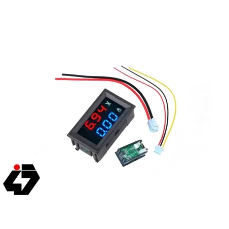 آمپرمتر ولتمتر DC روپنلی 100 آمپر 0v-100v شنت خور