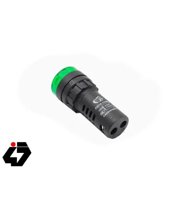 چراغ سیگنال بازردار AC220V سبز گرد