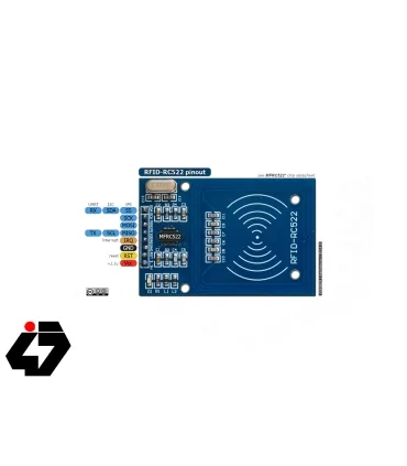 ماژول RFID با قابلیت خواندن و نوشتن RFID Reader.Writer RC522 Mifare 13.56Mhz به همراه تگ
