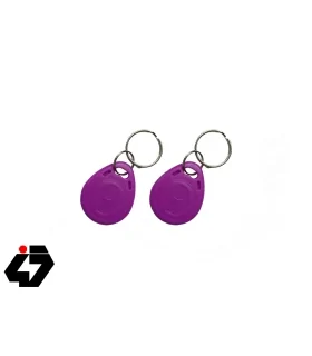 تگ RFID 125KHZ بنفش مدل جاکلیدی