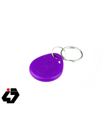 تگ RFID 125KHZ بنفش مدل جاکلیدی