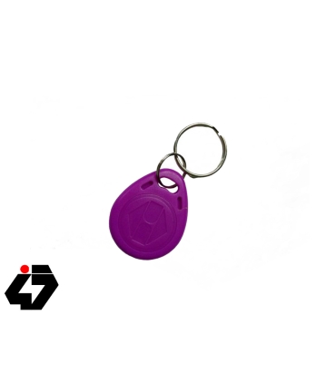 تگ RFID 125KHZ بنفش مدل جاکلیدی