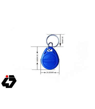 تگ RFID 125KHZ صورتی مدل جاکلیدی