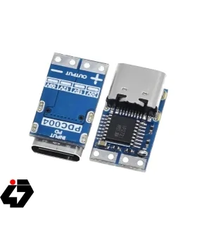 ماژول مبدل سطح ولتاژ Type-C شارژر های PD2/3 مدل PDC004