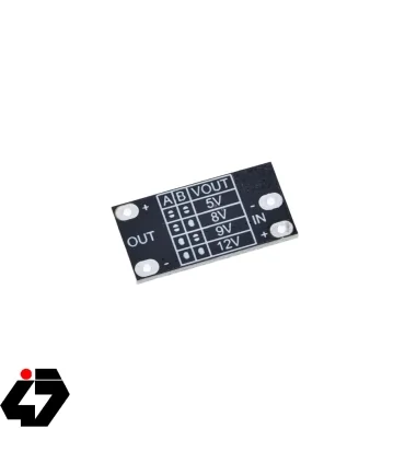 ماژول افزاینده ولتاژ با خروجی متغیر 12/9/8/5 ولت مدل BS01