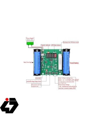 تستر ظرفیت باتری های لیتیومی XH-M240