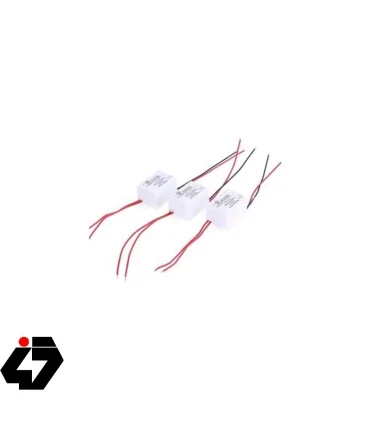 ماژول تغذیه 220 به 12 ولت با جریان 500 میلی آمپر (با کیس)