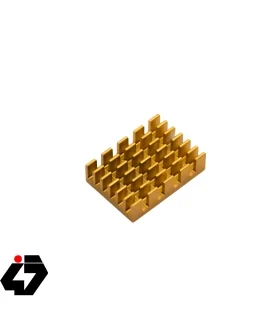 هیت سینک مخصوص پردازنده و تراشه های SMD رنگ طلایی سایز 20x14x6mm