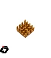 هیت سینک مخصوص پردازنده و تراشه های SMD رنگ طلایی سایز 14x14x7mm