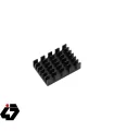 هیت سینک مخصوص پردازنده و تراشه های SMD رنگ سیاه سایز 20x14x6mm