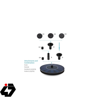 موتور پمپ آب خورشیدی CPS30A