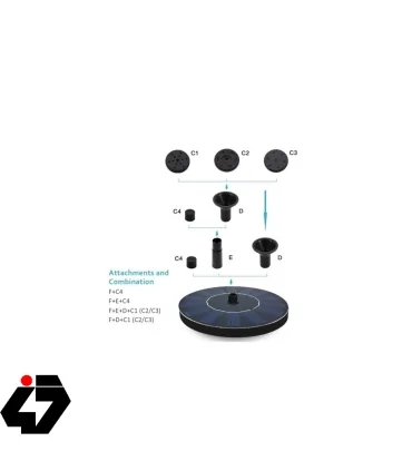 موتور پمپ آب خورشیدی CPS30A