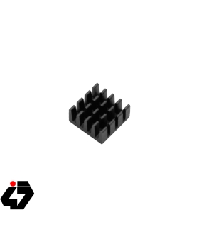 هیت سینک پردازنده و تراشه های SMD رنگ سیاه سایز 14x14x7mm