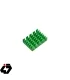 هیت سینک مخصوص پردازنده و تراشه های SMD رنگ سبز سایز 20x14x6mm
