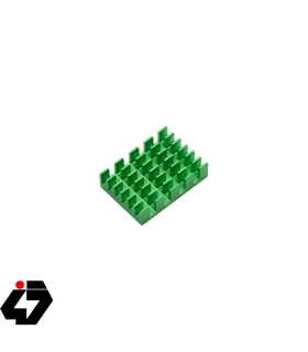 هیت سینک مخصوص پردازنده و تراشه های SMD رنگ سبز سایز 20x14x6mm