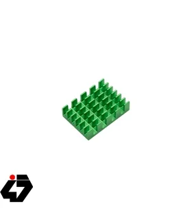 هیت سینک مخصوص پردازنده و تراشه های SMD رنگ سبز سایز 20x14x6mm
