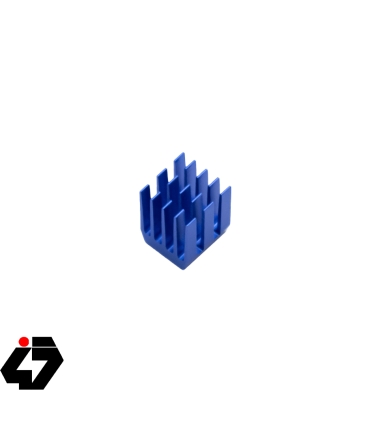 هیت سینک مخصوص پردازنده و تراشه های SMD آبی سایز 9x9x12mm