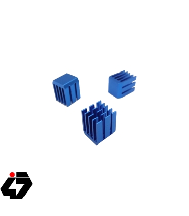 هیت سینک مخصوص پردازنده و تراشه های SMD آبی سایز 9x9x12mm
