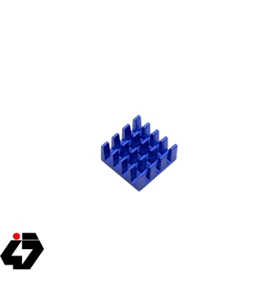 هیت سینک مخصوص پردازنده و تراشه های SMD رنگ آبی سایز 14x14x7mm