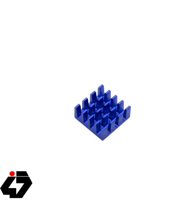 هیت سینک مخصوص پردازنده و تراشه های SMD رنگ آبی سایز 14x14x7mm