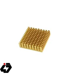 هیت سینک سایز 4x4cm المان سردکننده رنگ طلایی