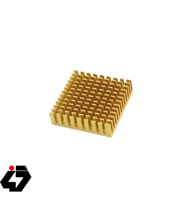 هیت سینک سایز 4x4cm المان سردکننده رنگ طلایی