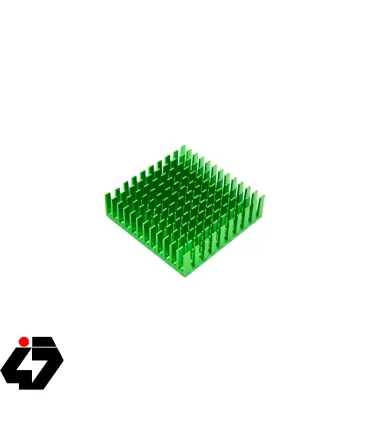هیت سینک سایز 4x4cm مخصوص المان سردکننده رنگ سبز