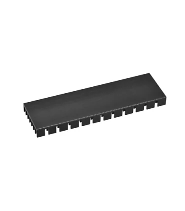 هیت سینک آلومینیومی مشکی 70x22x6mm