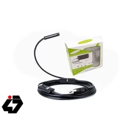 دوربین ( آندوسکوپ ) 1.3 مگاپیکسل لنز 8mm کابل 1 متر ارتباط USB سازگار با ویندوز و اندروید
