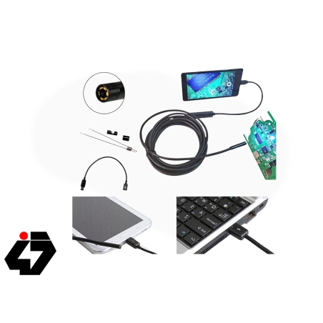 دوربین  1.3 مگاپیکسل لنز 8mm ارتباط USB سازگار با ویندوز و اندروید