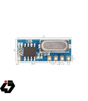 قیمت گیرنده ریموت ASK 433MHz مدل JR/LR43B