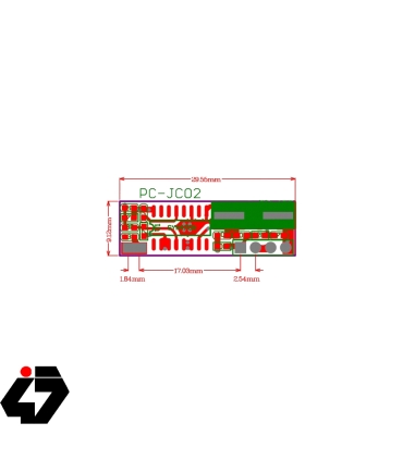 قیمت گیرنده ریموت ASK 315MHz سوپرهترودین مدل PC-JC02