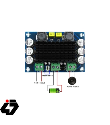 ماژول آمپلی فایر تک کاناله XH-542